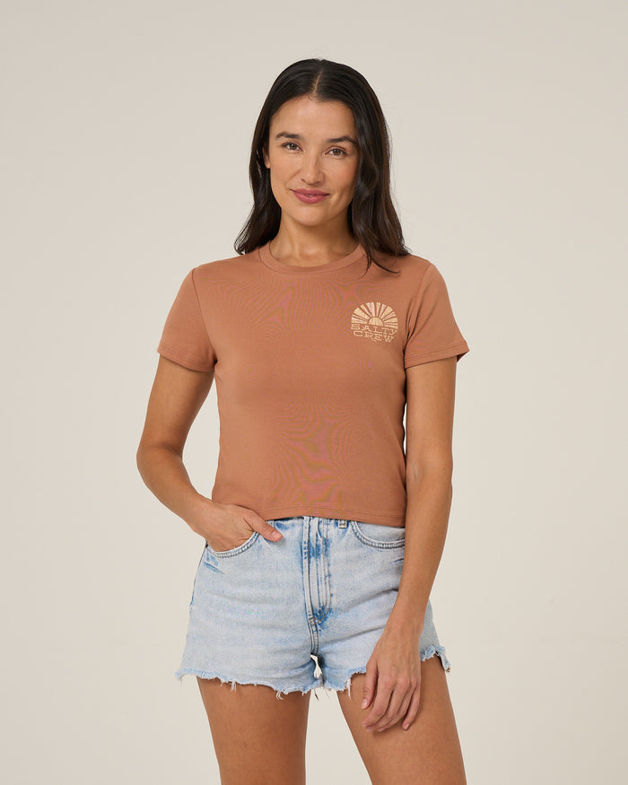 Sunshine Baby Tee - Mocha