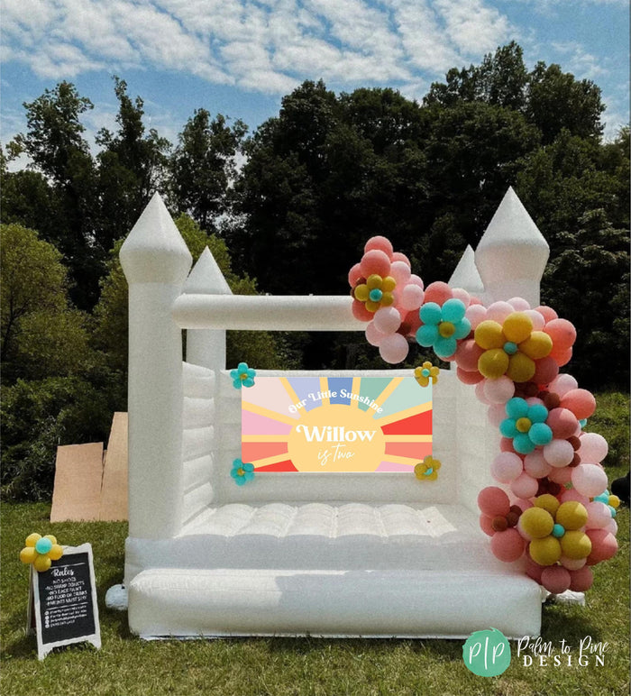 Sunshine Birthday Vinyl Banner