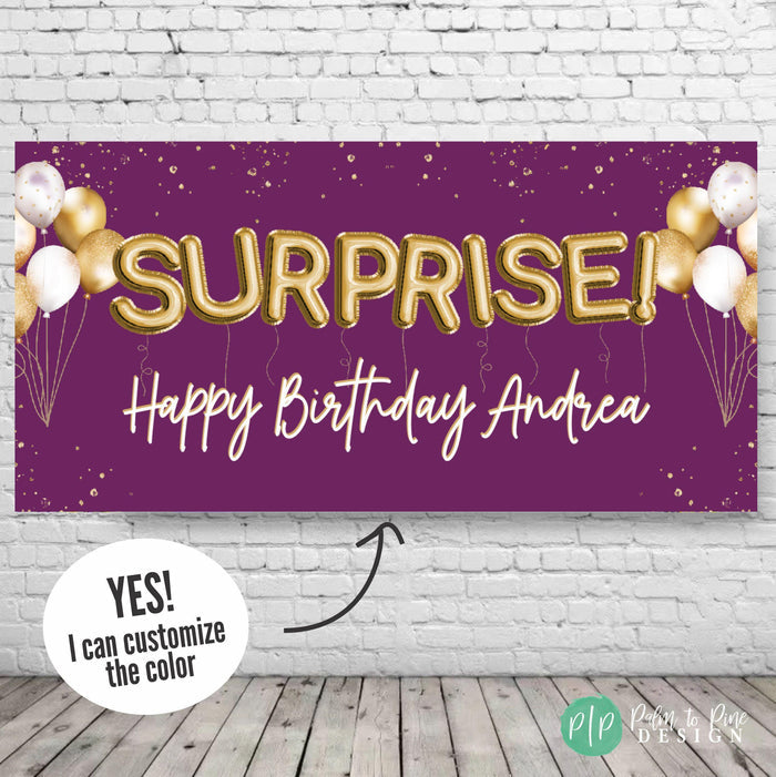 Surprise Party Banner