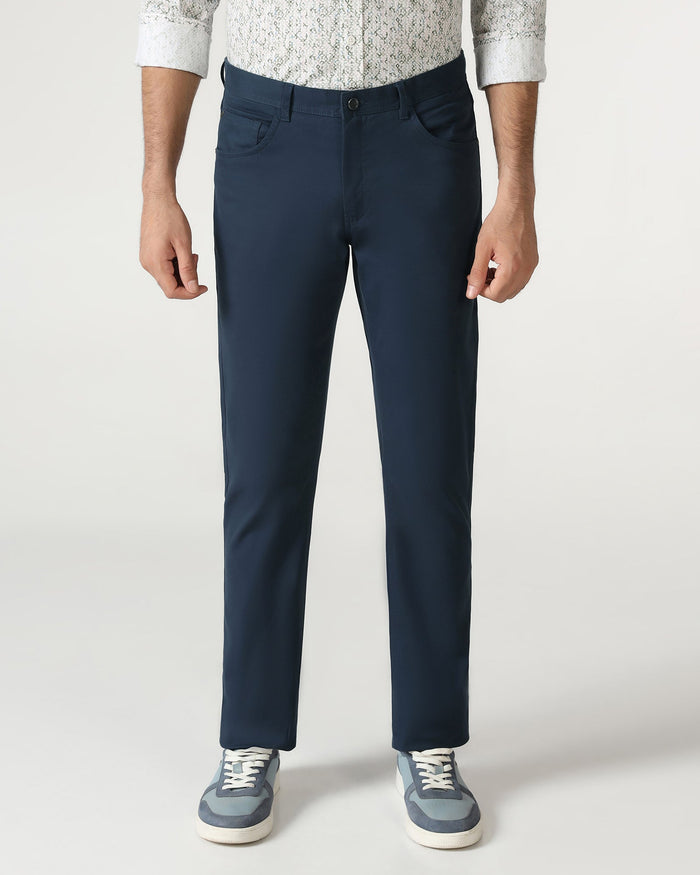 Teal Textured Khakis - Segyo