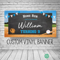 Team Colors Baseball Birthday Banner