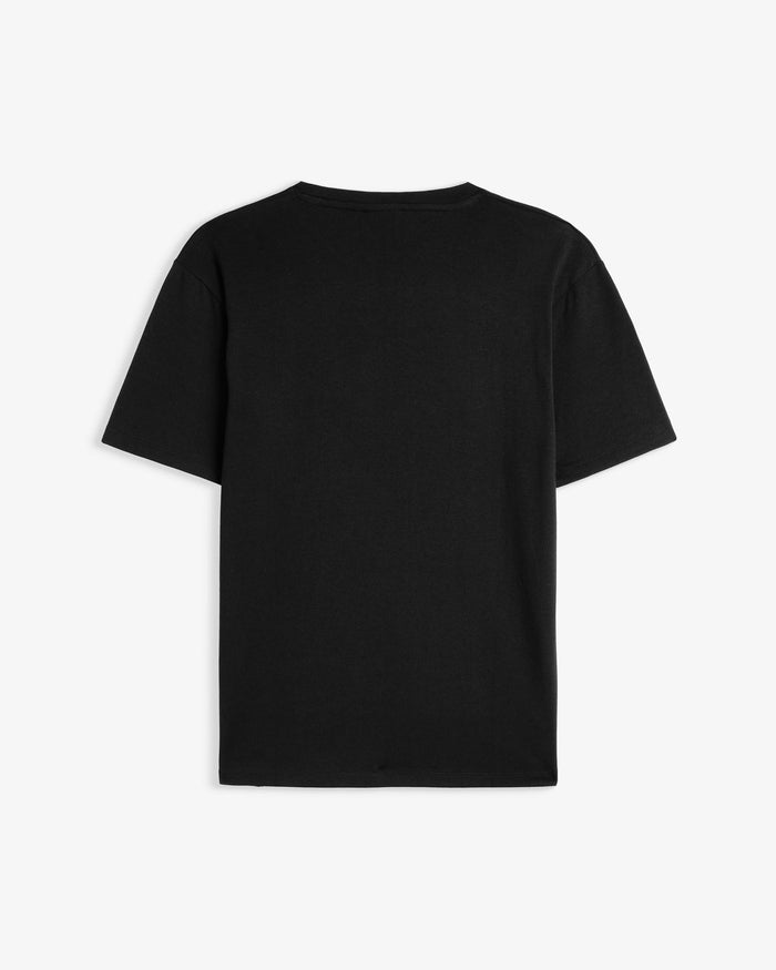 The Forever T-shirt in black — back view showing the short sleeve silhouette