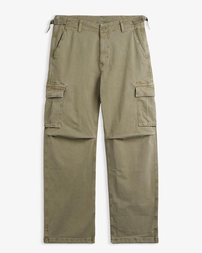 The Monterrey Cargo Pant in Light Khaki — front view showing the angled cargo flap pockets