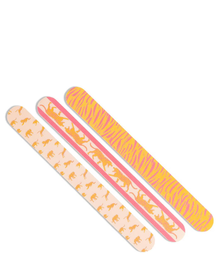 Tiger Walk Nail Files pink/orange