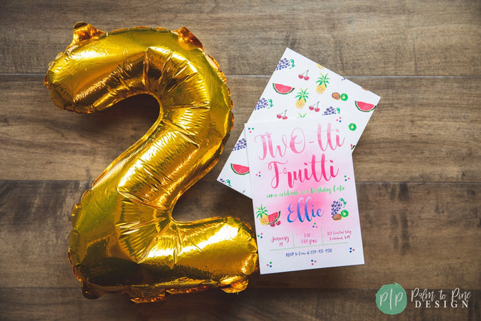 Personalized Tutti Frutti Party