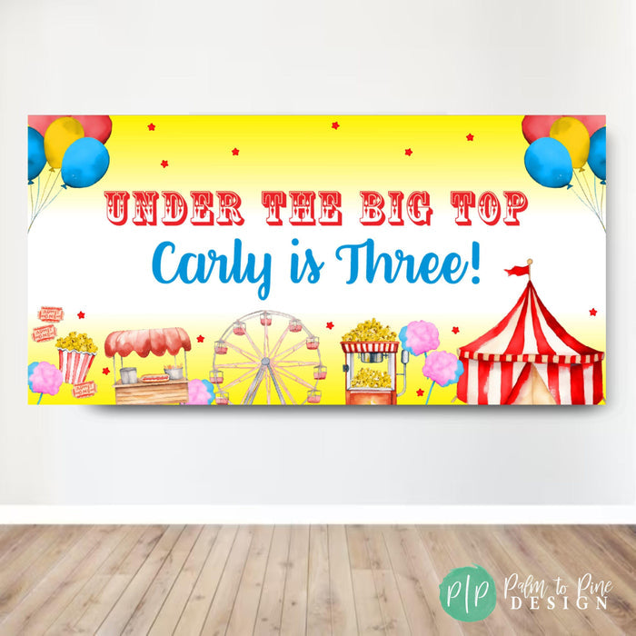 Under the Big Top Circus Party