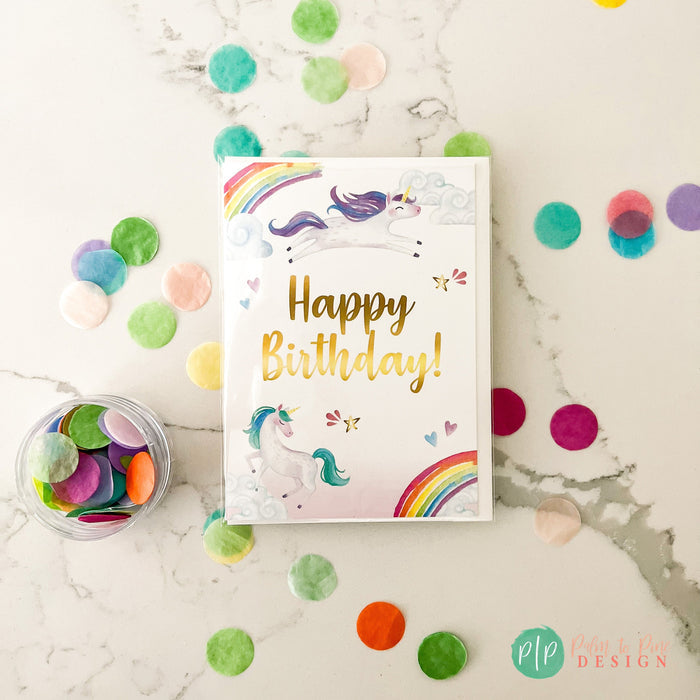 Unicorn Birthday Card