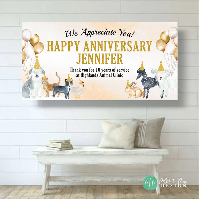 Veterinary Employee Appreciation Banner