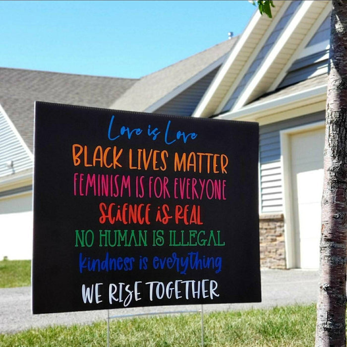 We Believe Yard Sign