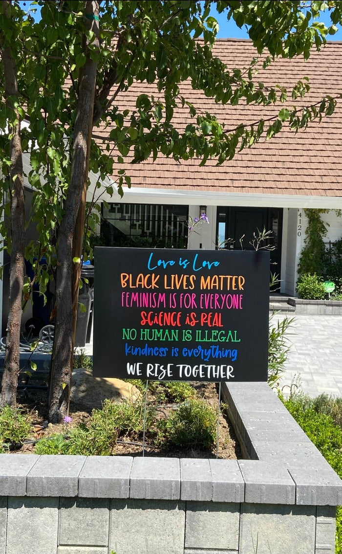We Believe Yard Sign