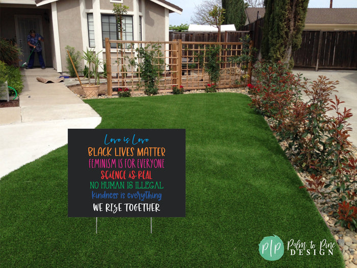 We Believe Yard Sign