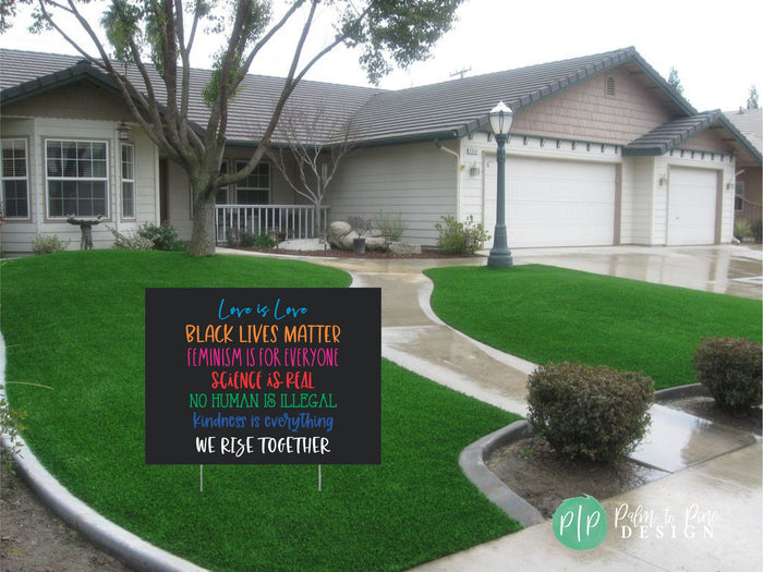 We Believe Yard Sign