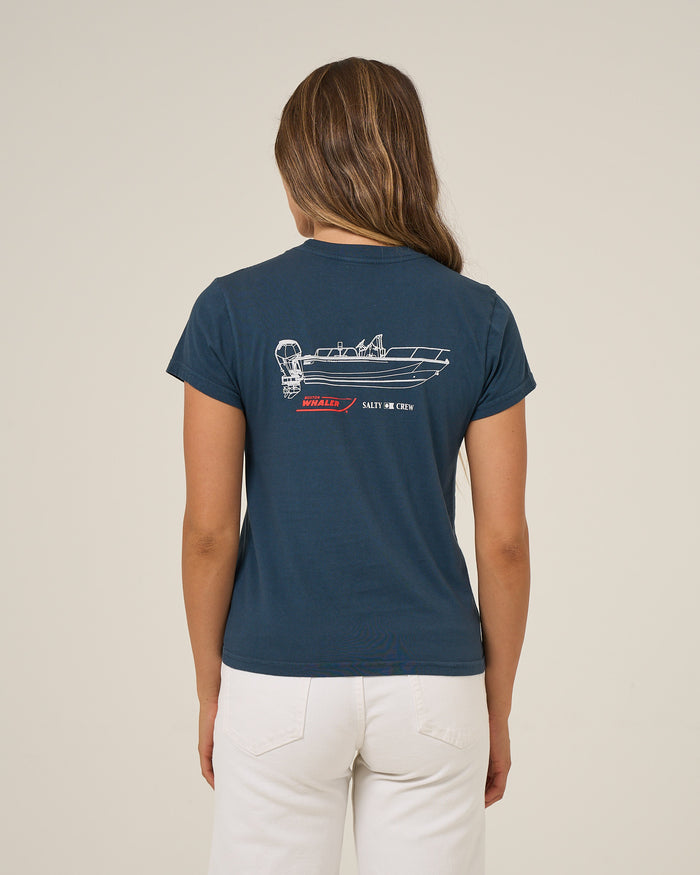 Whaler Modern Tee - Midnight Navy