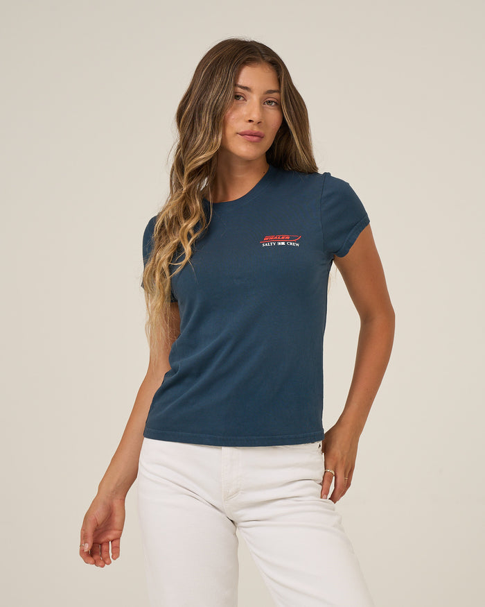 Whaler Modern Tee - Midnight Navy