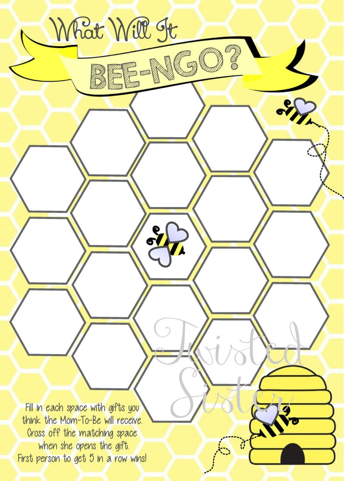 What Will it Bee Baby Shower Games