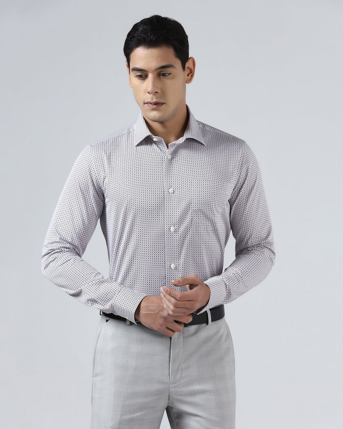 White Printed Shirt - Addo
