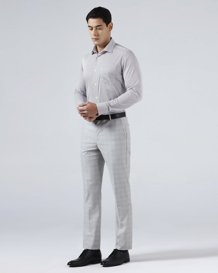 White Printed Shirt - Addo