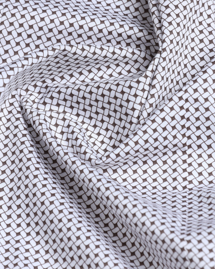 White Printed Shirt - Addo