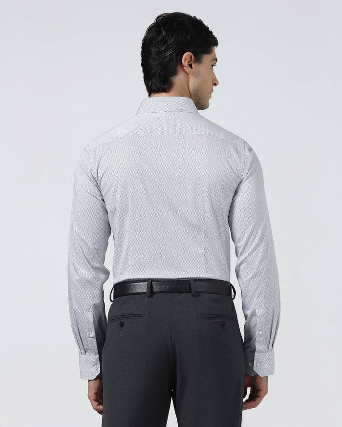 White Printed Shirt - Bylde