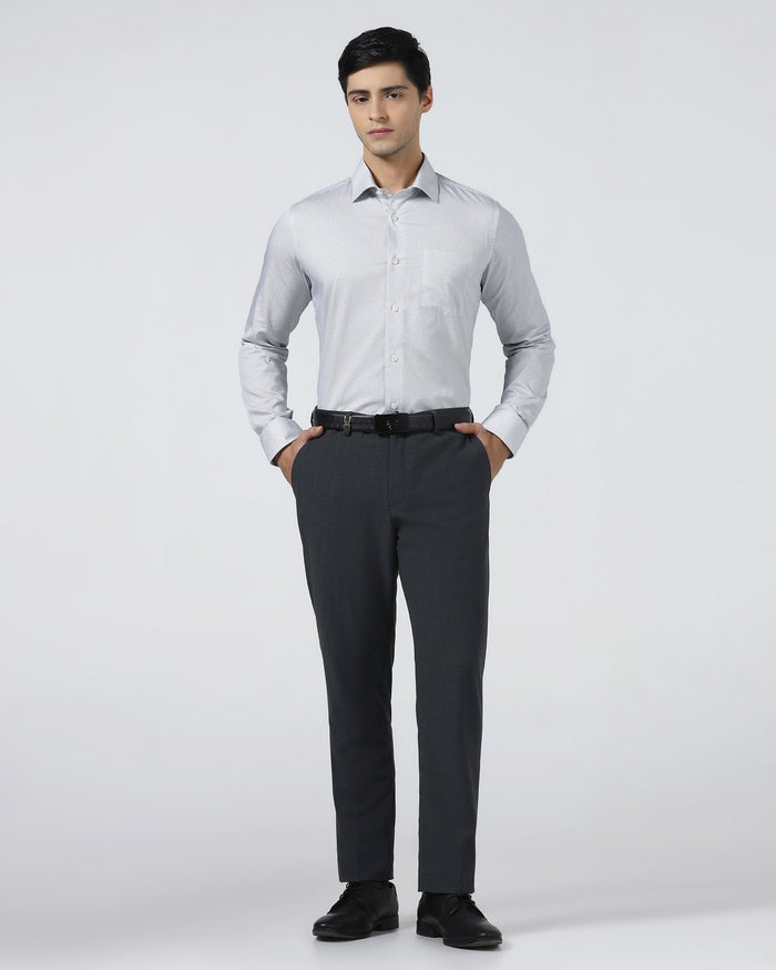 White Printed Shirt - Bylde