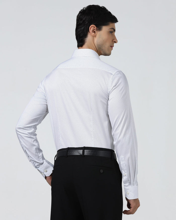 White Printed Shirt - Welkon