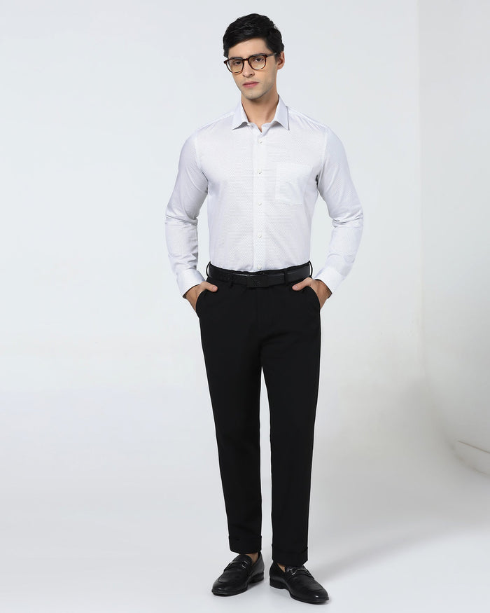 White Printed Shirt - Welkon