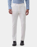 White Textured Trouser - Jona