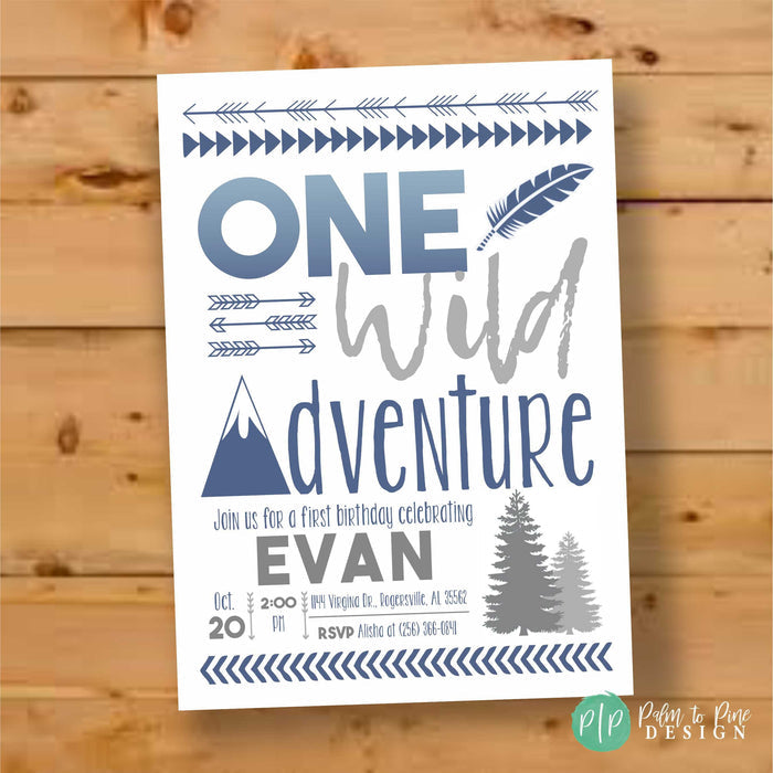 Wild One Birthday Invitation