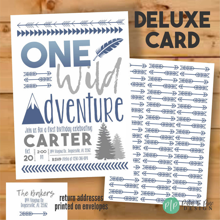 Wild One Birthday Invitation
