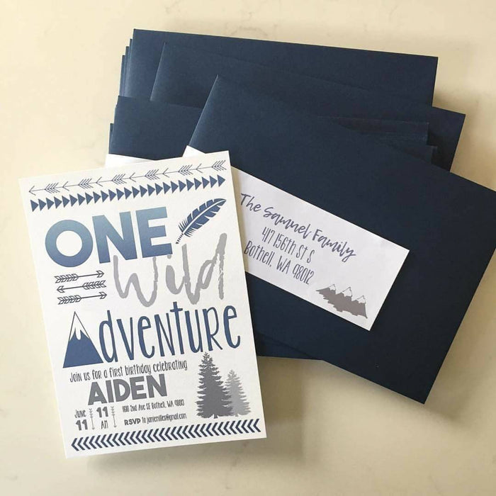Wild One Birthday Invitation