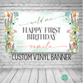 Wildflower Birthday Banner