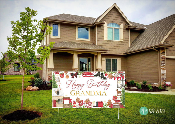 Custom Christmas Holiday Party Banner