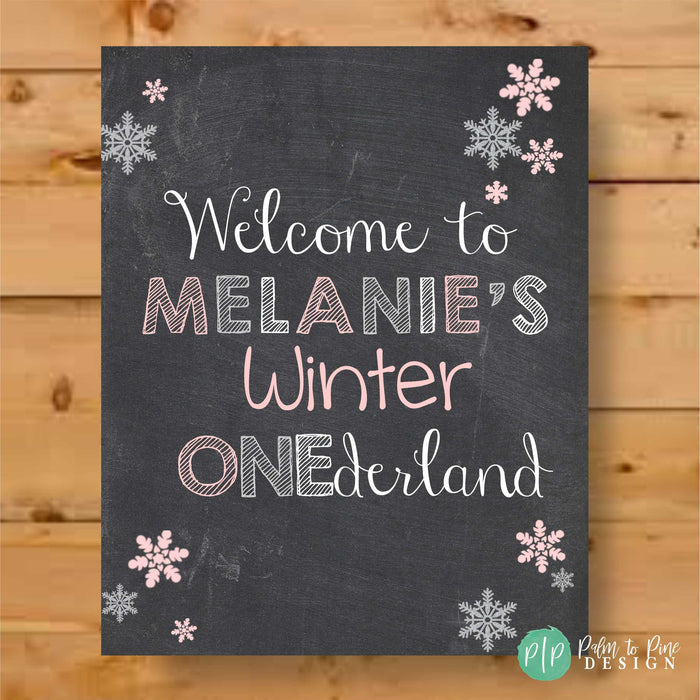 Winter ONEderland Birthday Decor