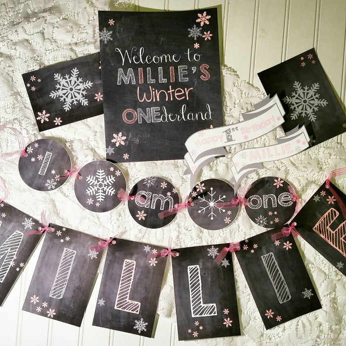 Winter ONEderland Birthday Decor