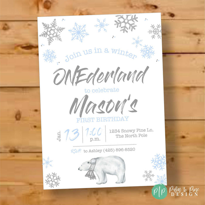 Winter Wonderland Invite
