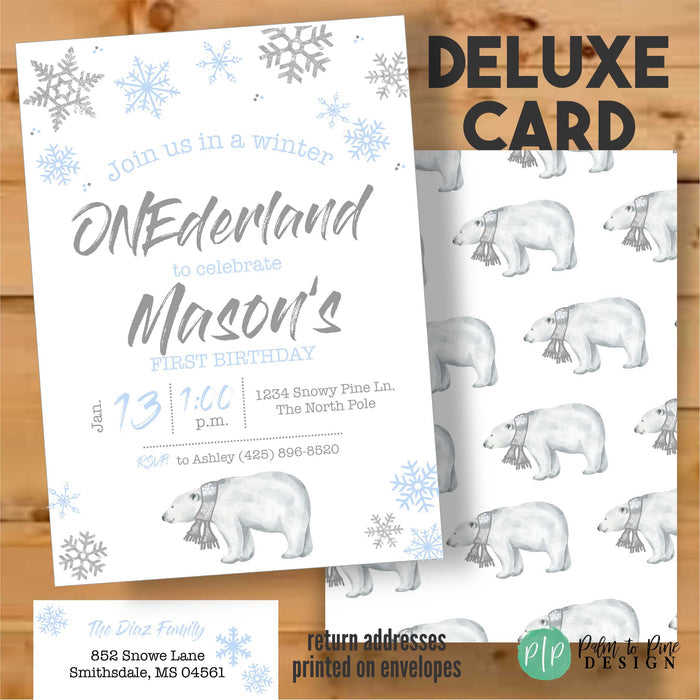 Winter Wonderland Invite