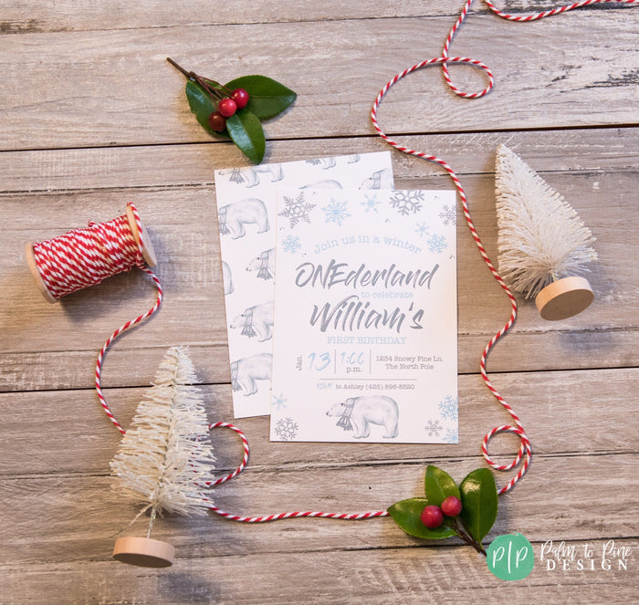 Winter Wonderland Invite
